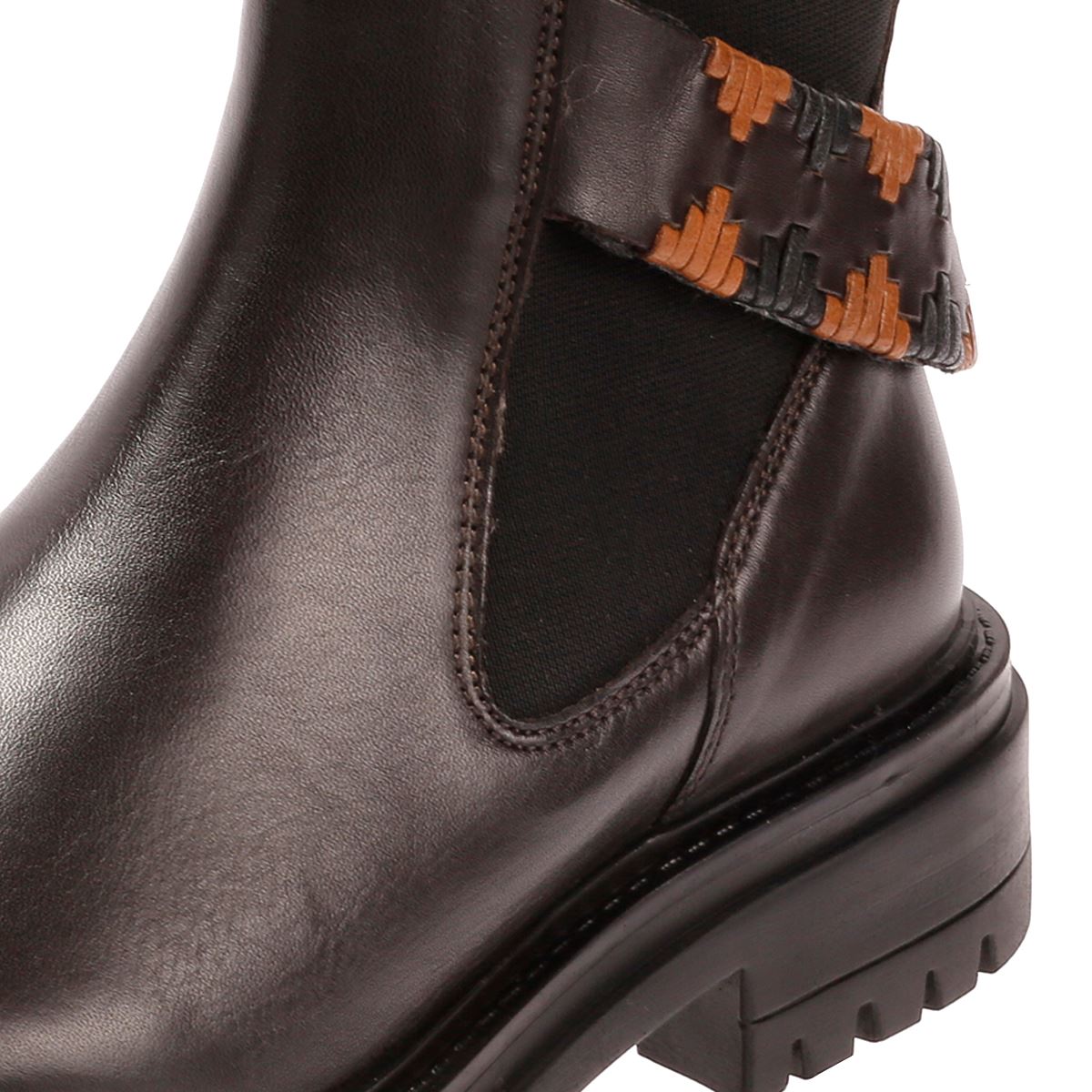 Osprey London The Guildford Chelsea Leder Damen Braune Stiefel