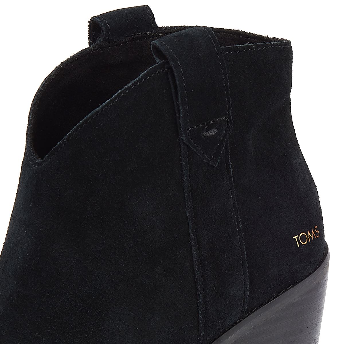 TOMS Constance Wildleder Damenstiefel In Schwarz