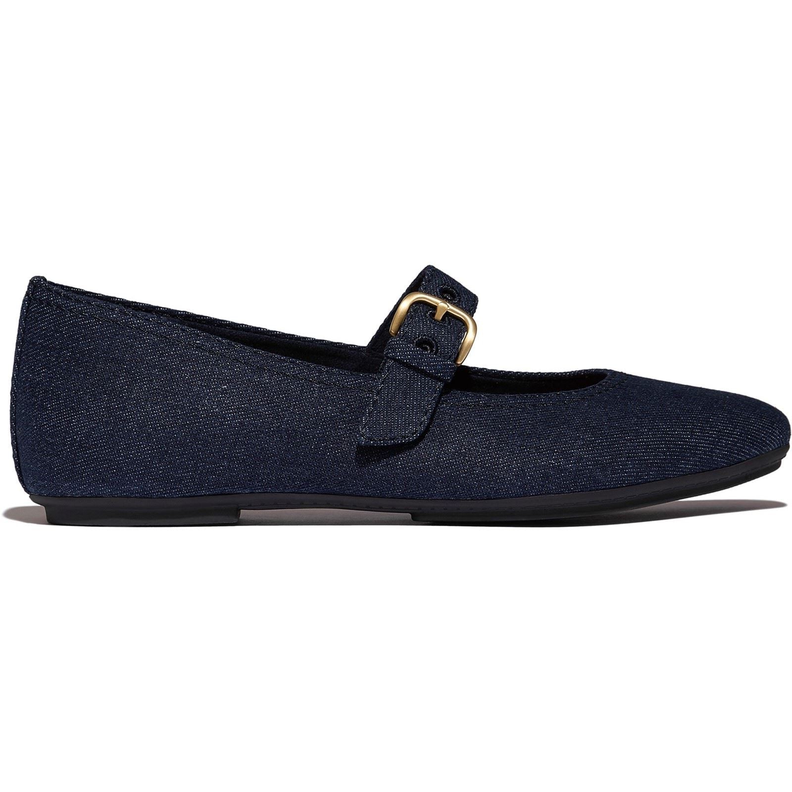 Fitflop Delicato Polyester Damen Dunkelblau Denim Schuhe
