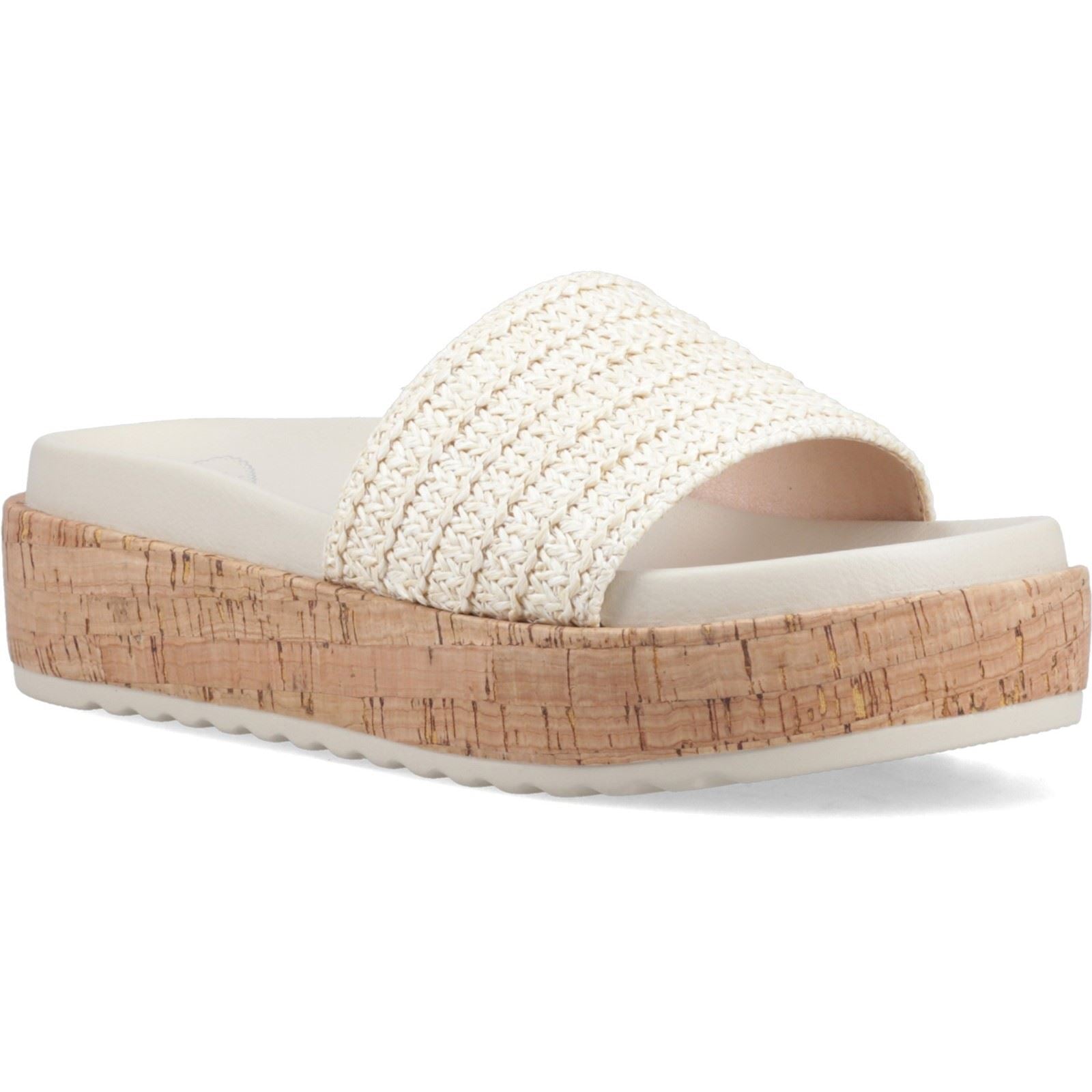 Rocket Dog Faye Alti Raffia Textile Damen Natursandalen