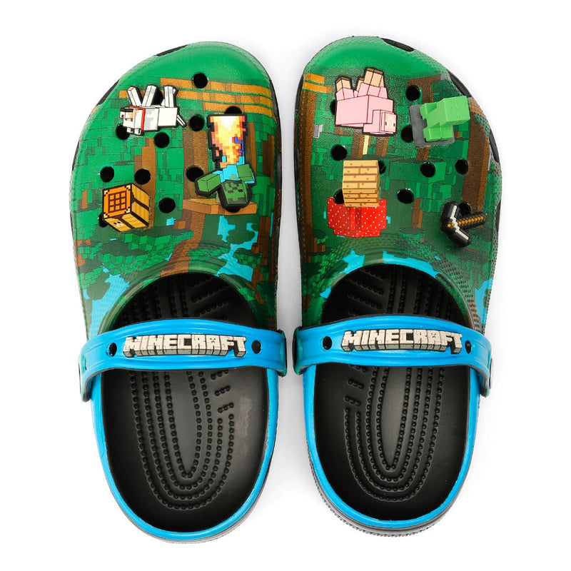Crocs Minecraft Classic Grüne Sandalen