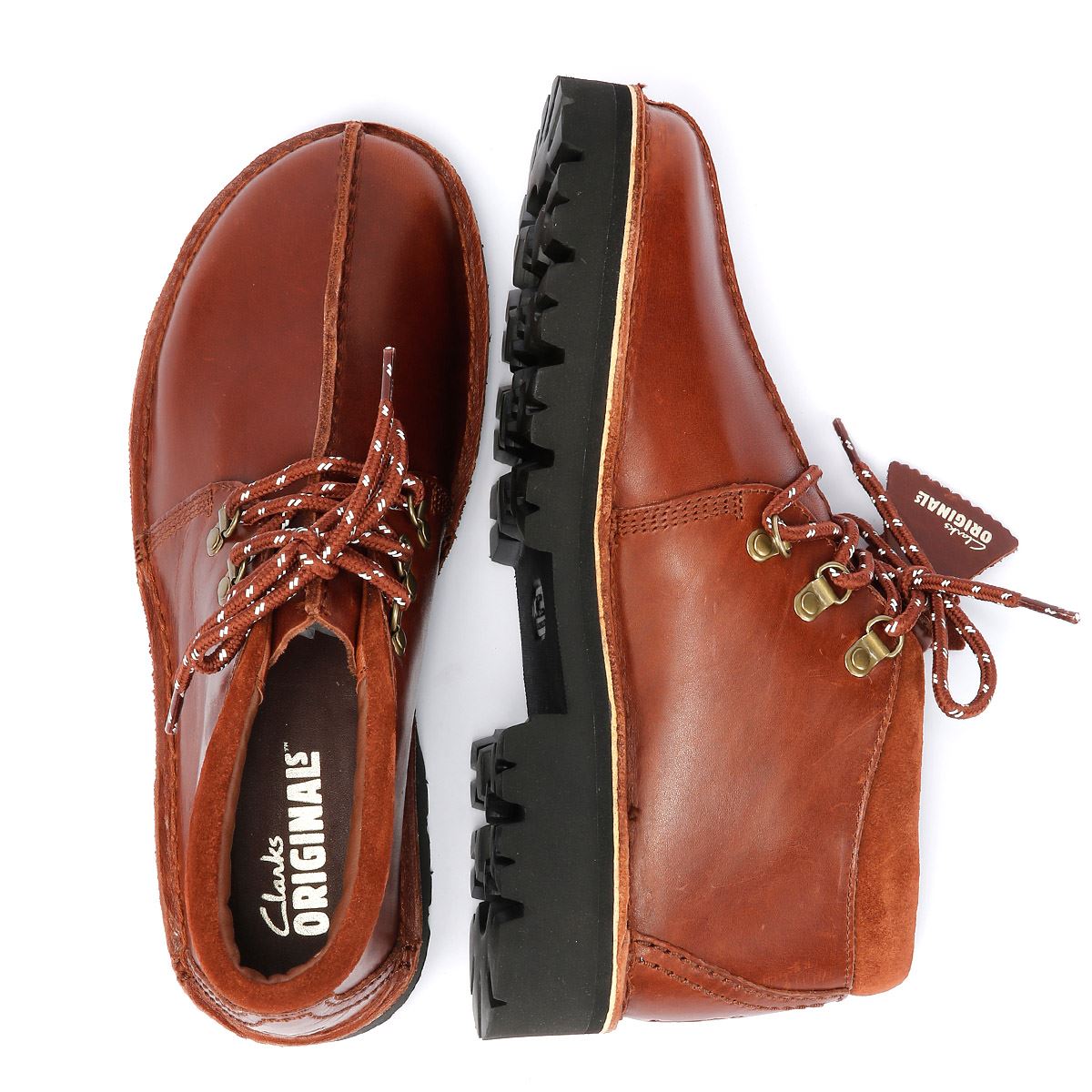 Clarks Originals Desert Trek XL Braune Herrenstiefel Aus Leder