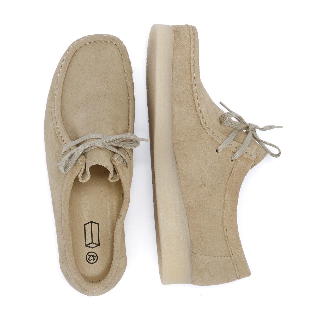 Tower London Apache Sand Veloursleder Schnürschuhe