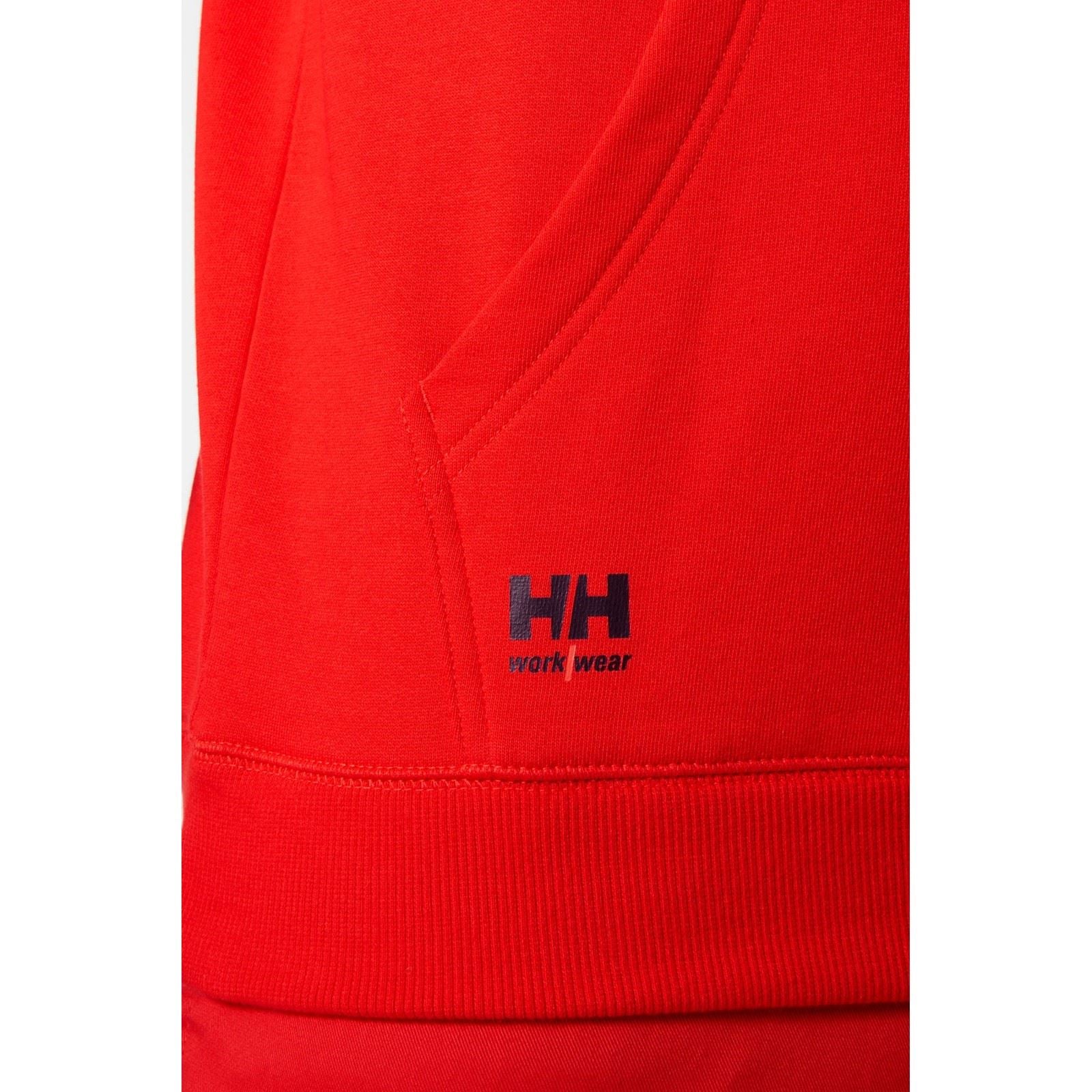 Helly Hansen Workwear Manchester Baumwolle Herren Roter Kapuzenpullover