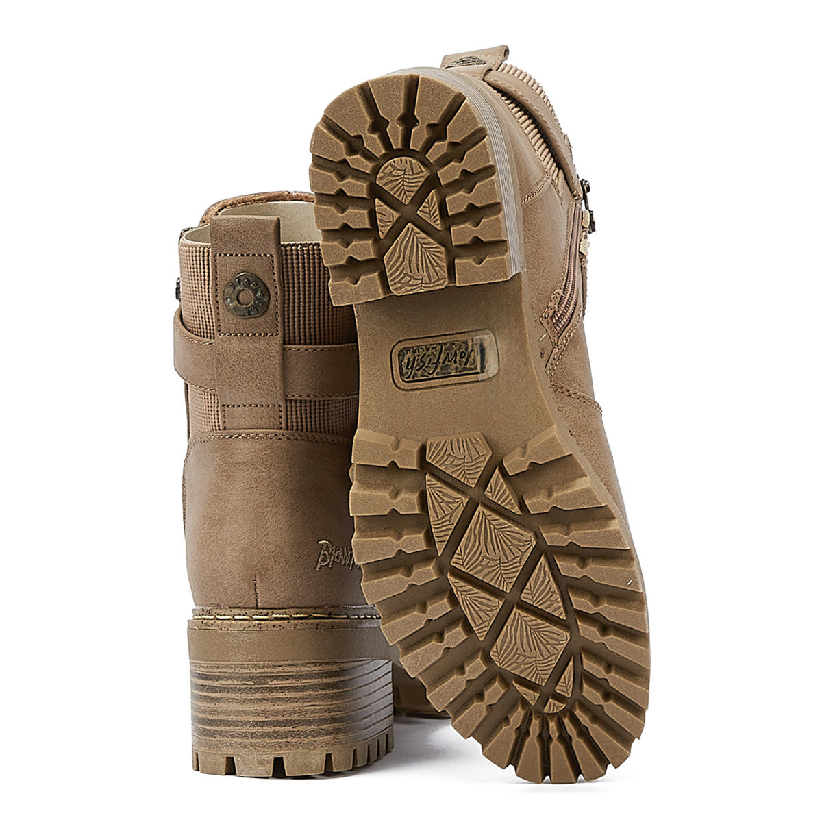 Blowfish Malibu Erhöhte Mandel Damenstiefel In Braun