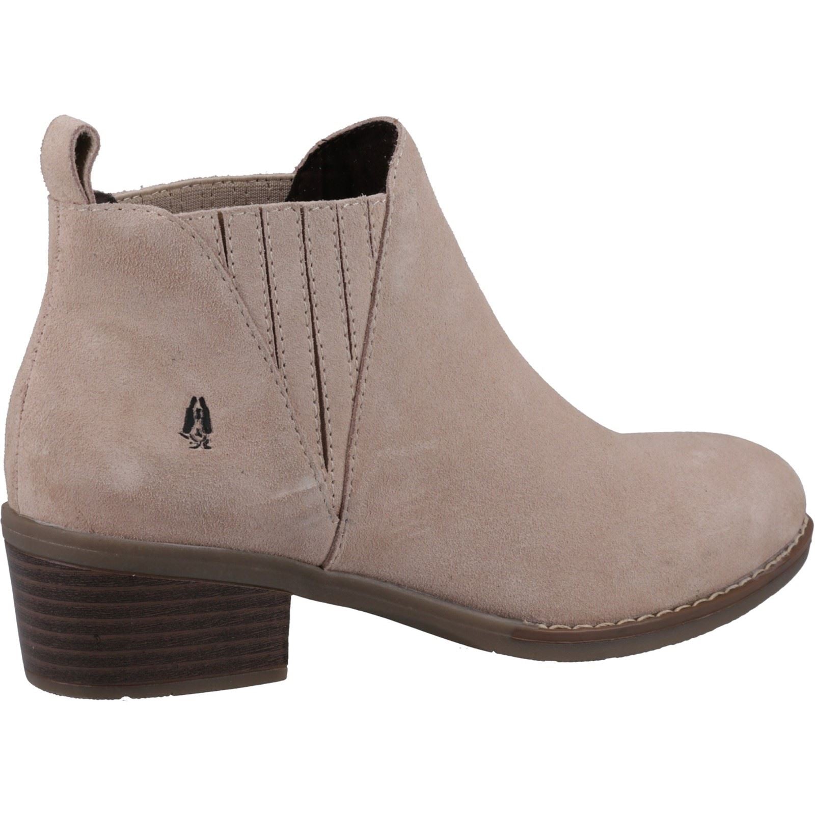 Hush Puppies Isobel Leder Damen Nude Stiefel