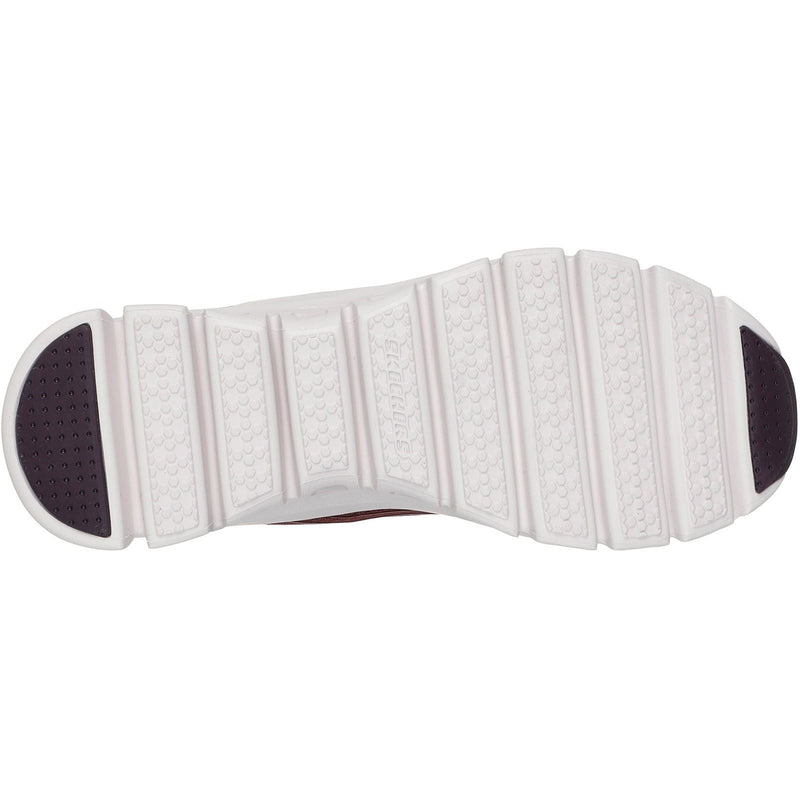 Skechers Glide-Step Elevate Amaze Damen Sneaker in Bordeauxrot aus Textil