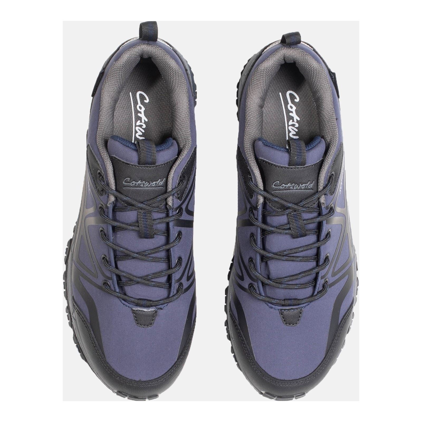 Cotswold Abbeydale Low Synthetik-Herren-Wanderstiefel In Blau/Schwarz/Grau