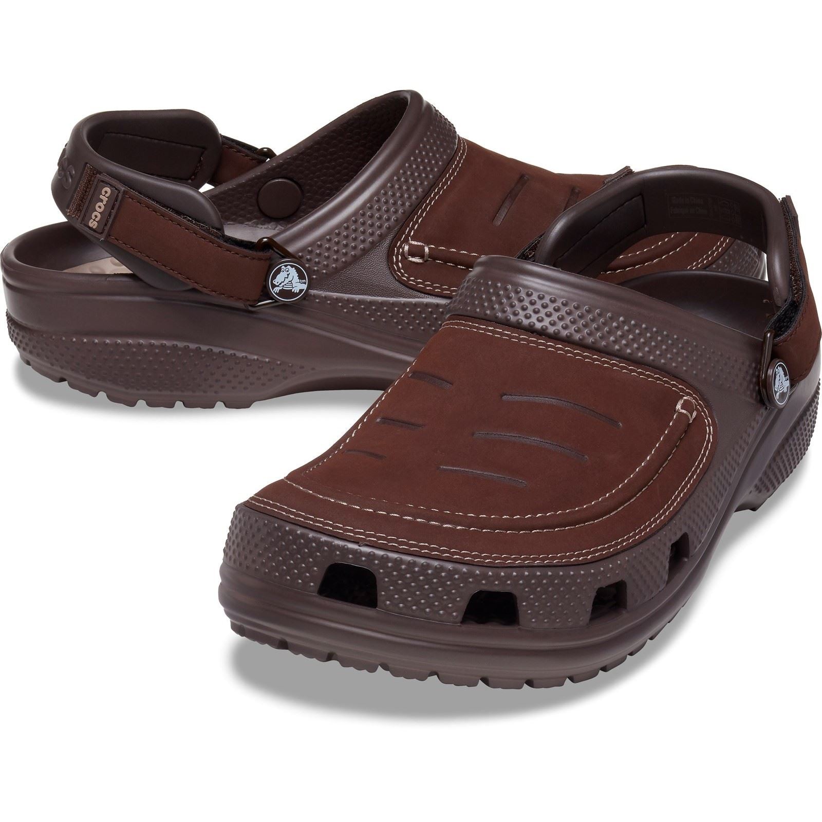 Crocs Yukon Vista II Herren Clogs Aus Synthetik In Espresso/Pilzfarben