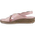 Hush Puppies Elena Damen Keilsandalen Aus Leder In Rosa