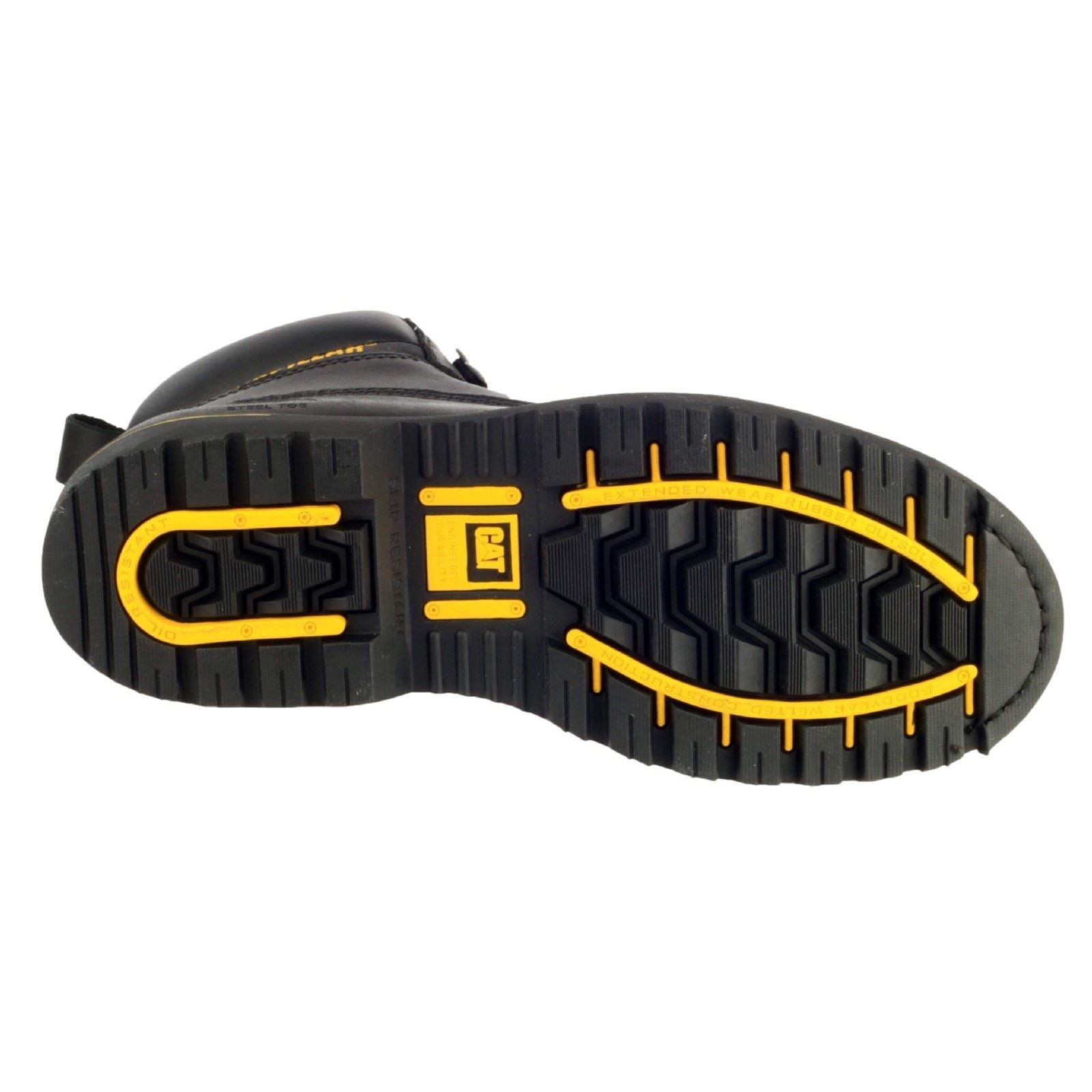 Caterpillar CatHolton S3 Leder Schwarz Sicherheitsschuhe