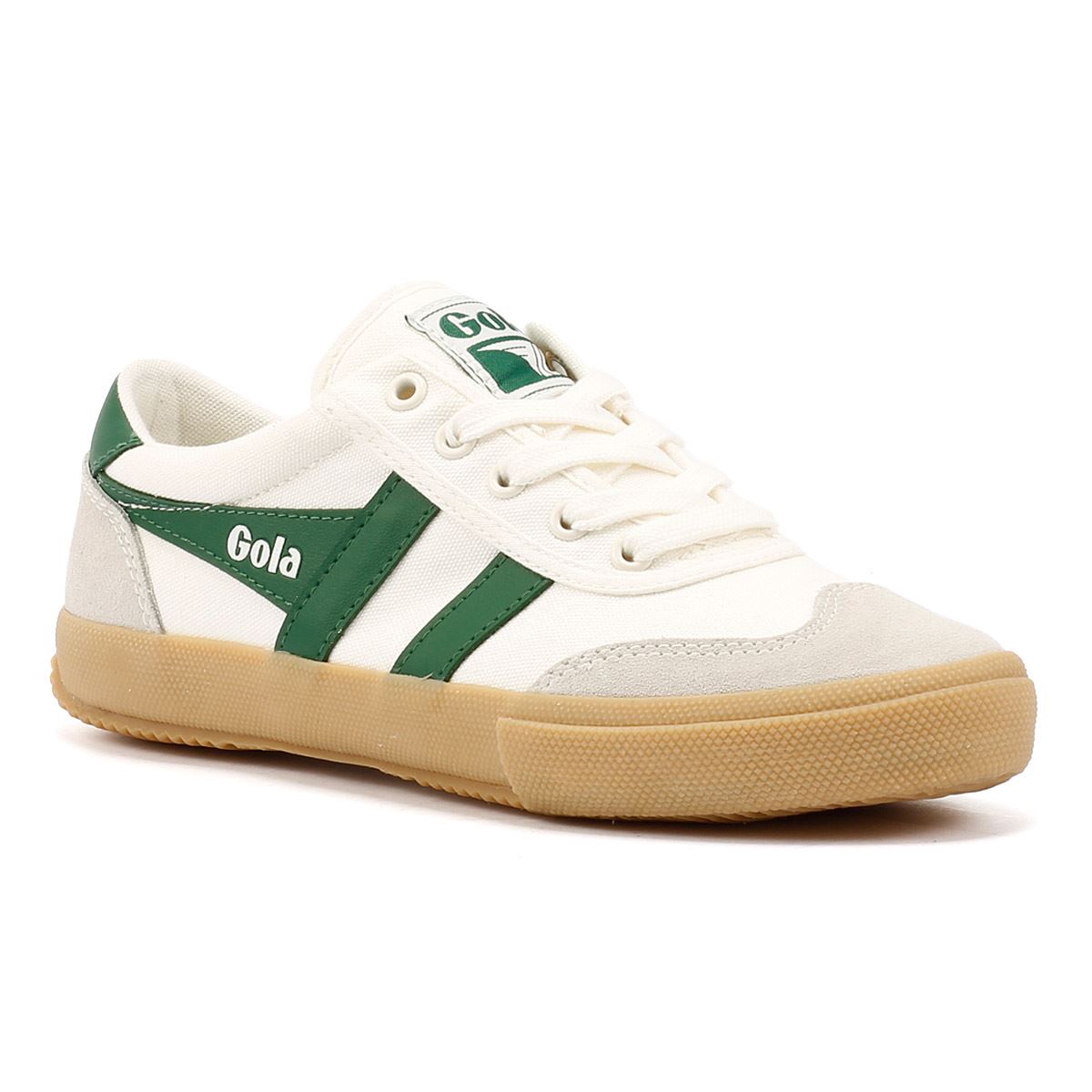 Gola Badminton Canvas Damen Sneaker In Weiß