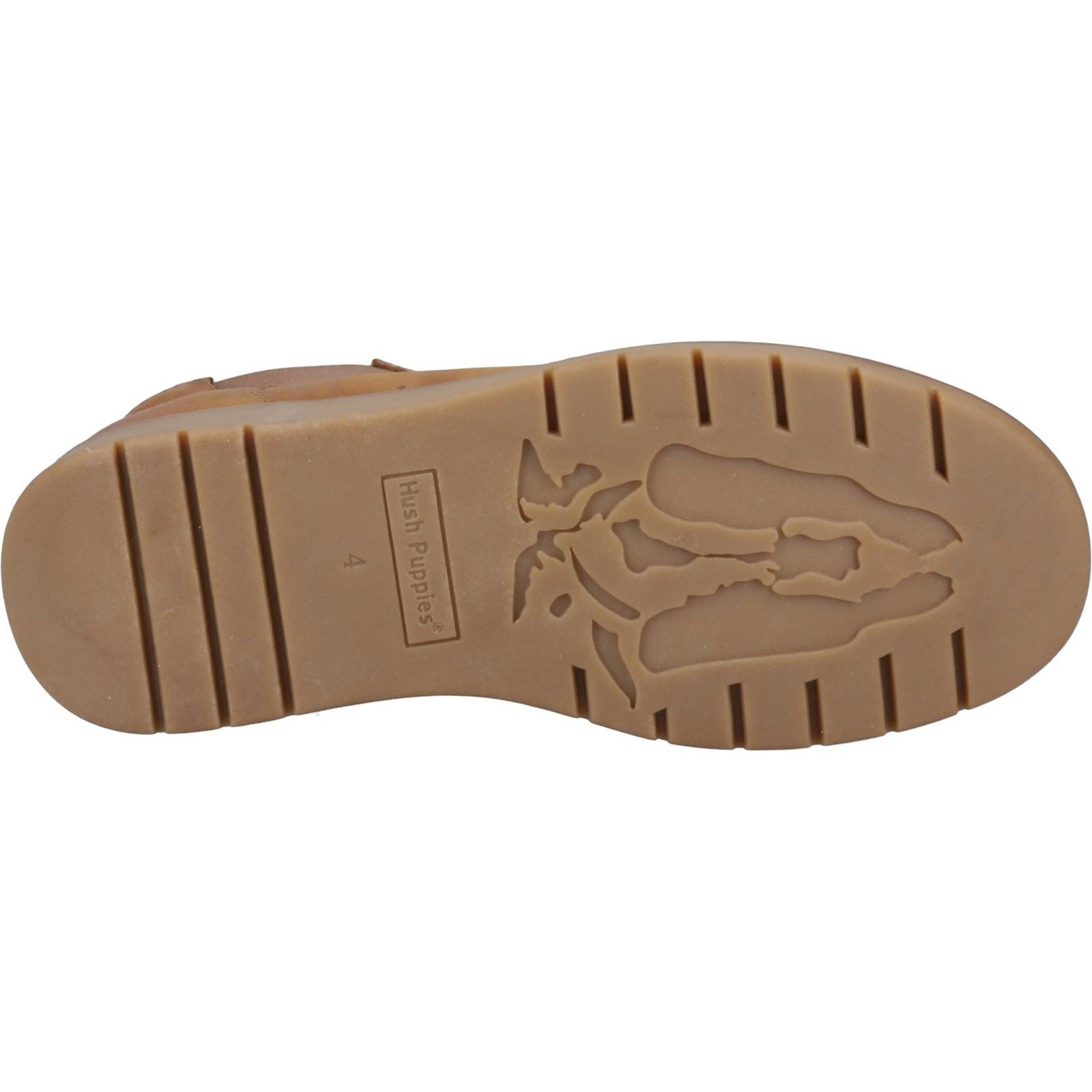 Hush Puppies Leonie Leder Damen Tan Stiefel