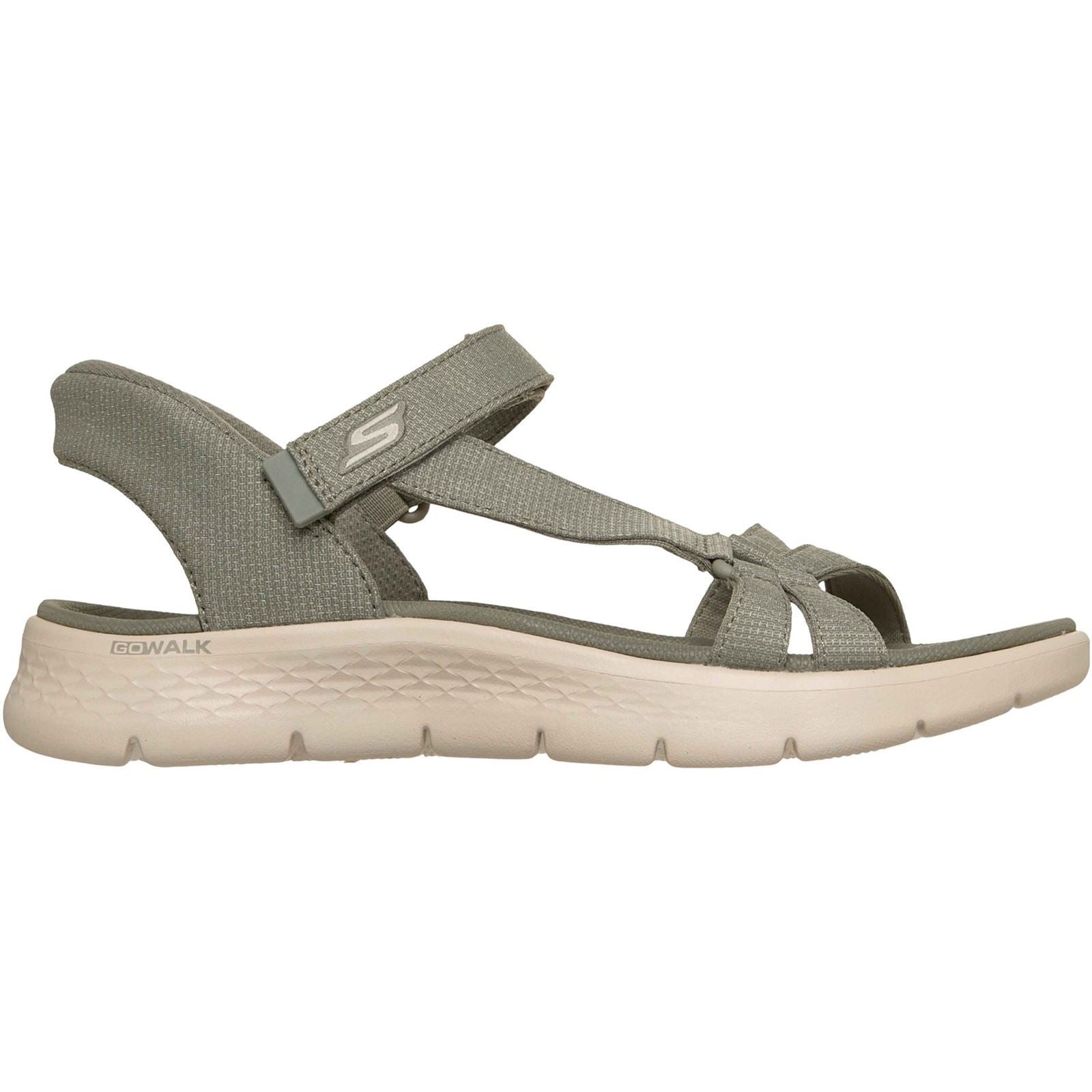Skechers GO WALK Flex Illuminate Textil Damen Sage Sandalen