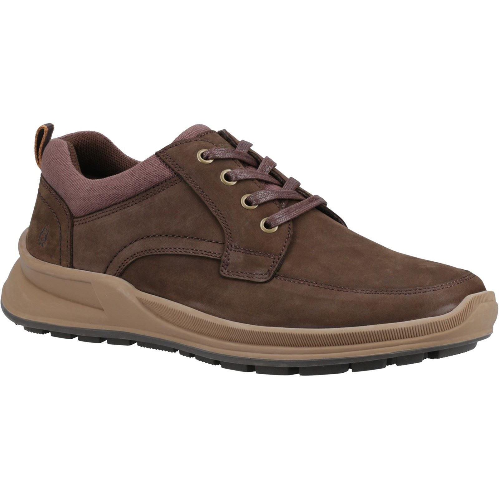 Hush Puppies Adam Nubuk Herren Schnürschuhe In Braun
