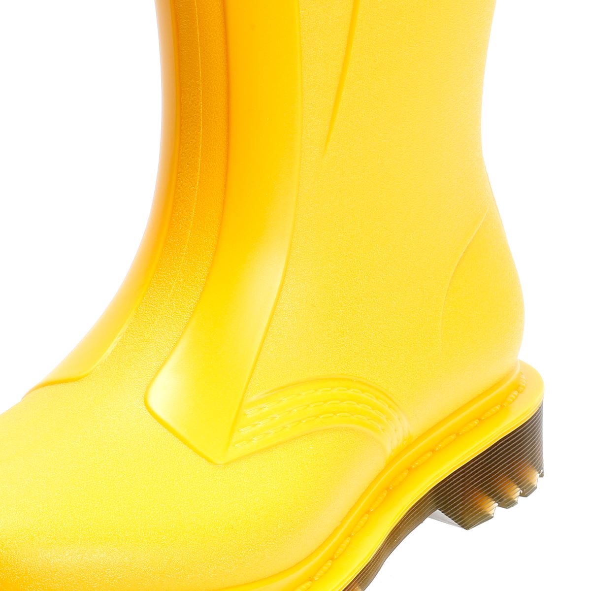 Dr. Martens 1460 Rain Pull On Damen Gelbe Gummistiefel
