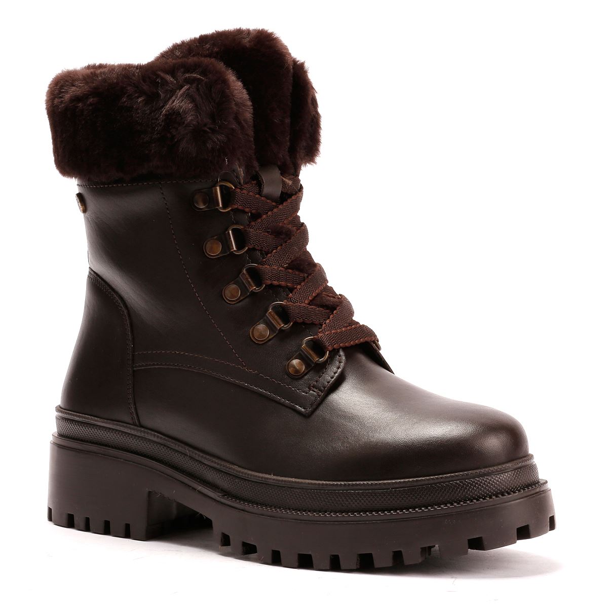 Osprey London The Budapest Leder Damen Braune Stiefel