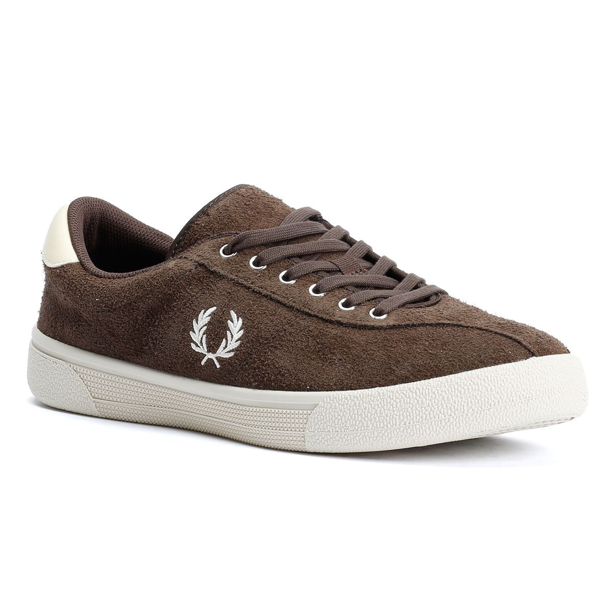 Fred Perry Tennis Shoe Wildleder Herren Braune Sneaker