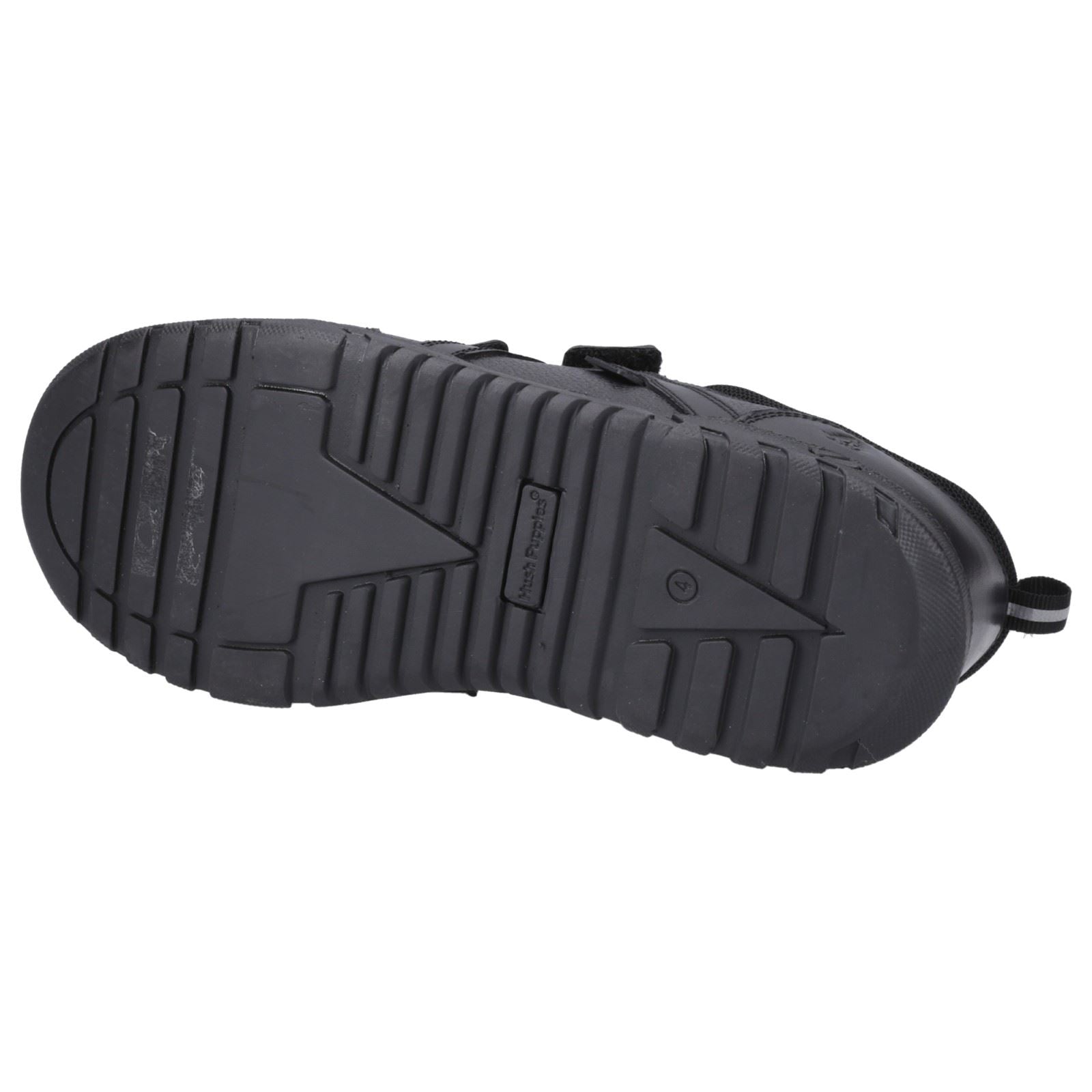 Hush Puppies Spencer Senior Lederschuhe Für Jungen In Schwarz