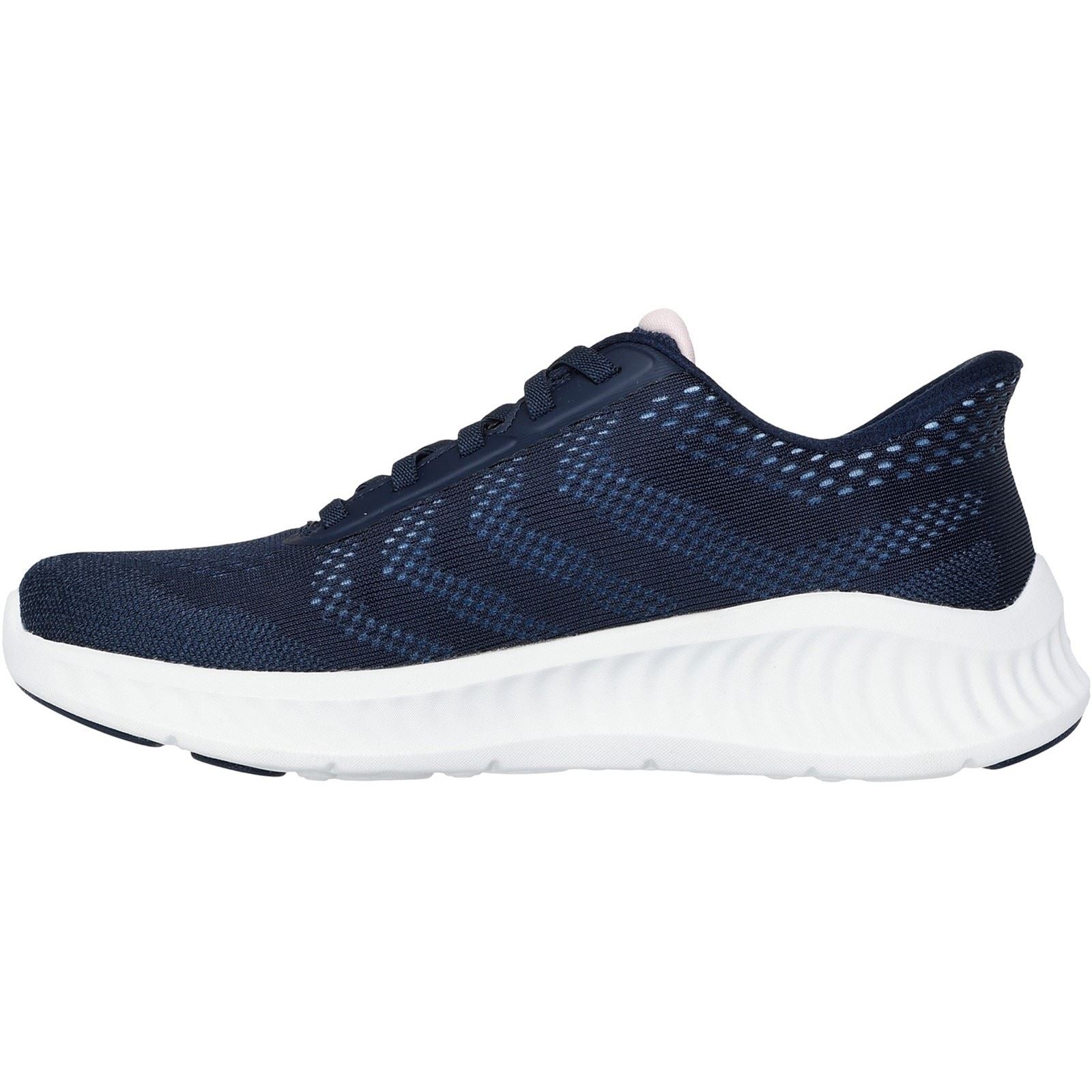 Skechers Go Walk Now Khloe Damen Textile Sneaker in Marineblau/Weiß