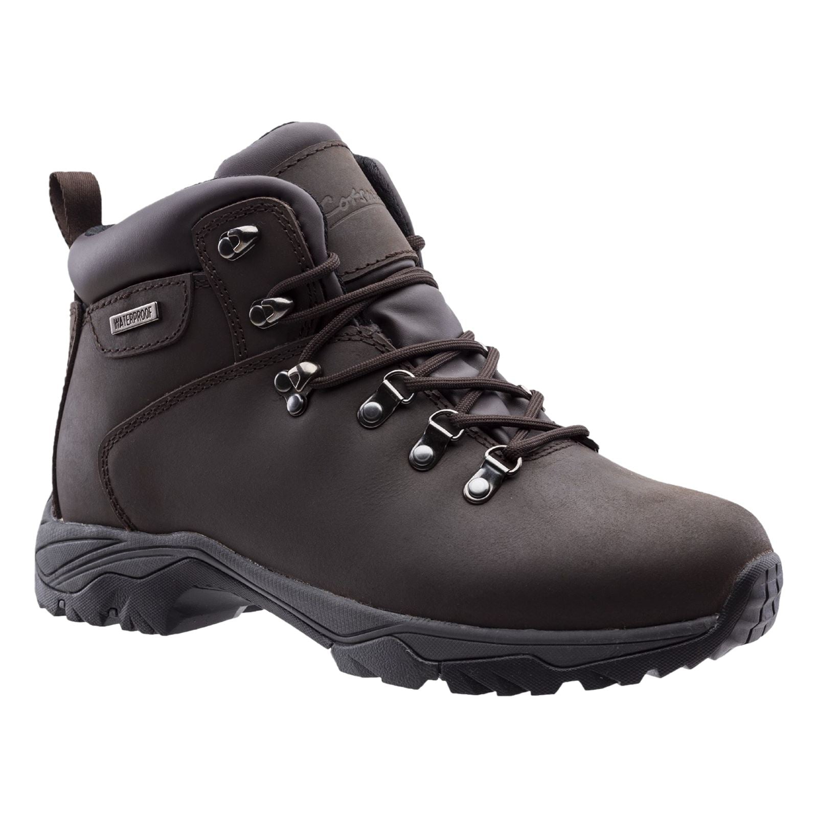 Cotswold Nebraska Leder-Herren-Wanderstiefel Aus Crazy Horse-Leder