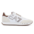 EA7 Vintage Herren-Sneaker Aus Weißem Wildleder