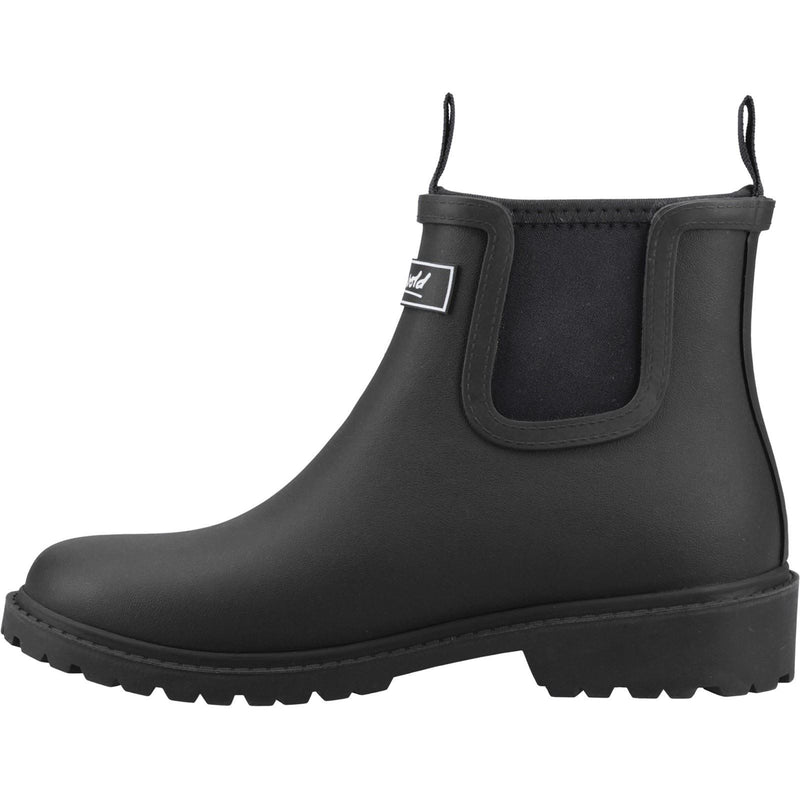 Cotswold Barton TPR+Neopren Damen Gummistiefel in Schwarz