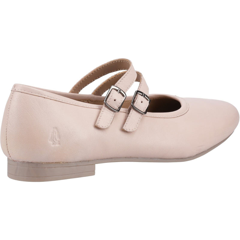Hush Puppies Nancy Mary Jane Damen Flats Aus Leder In Altrosa