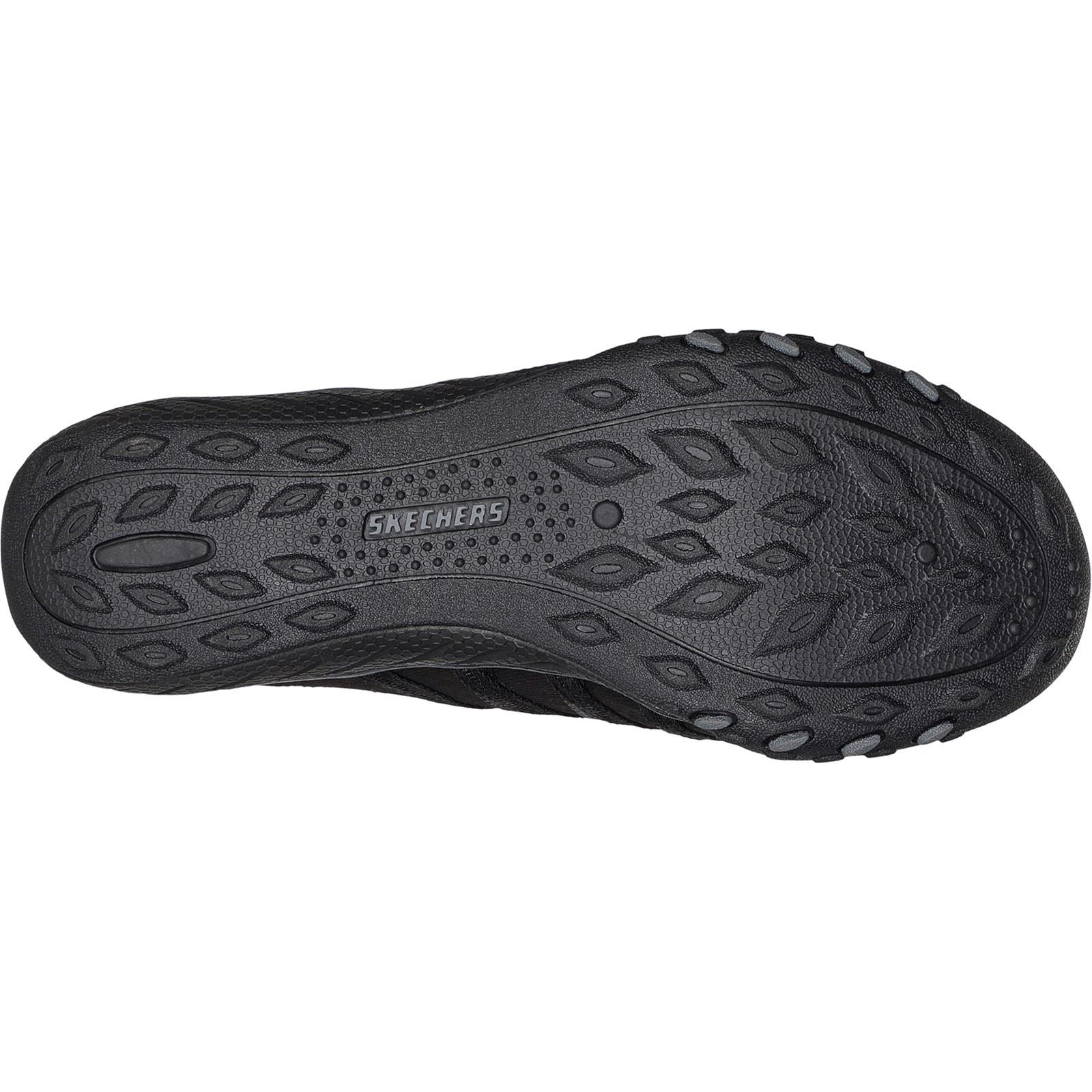 Skechers Breathe-Easy - Roll-With-Me Textile Damen-Sneaker In Schwarz