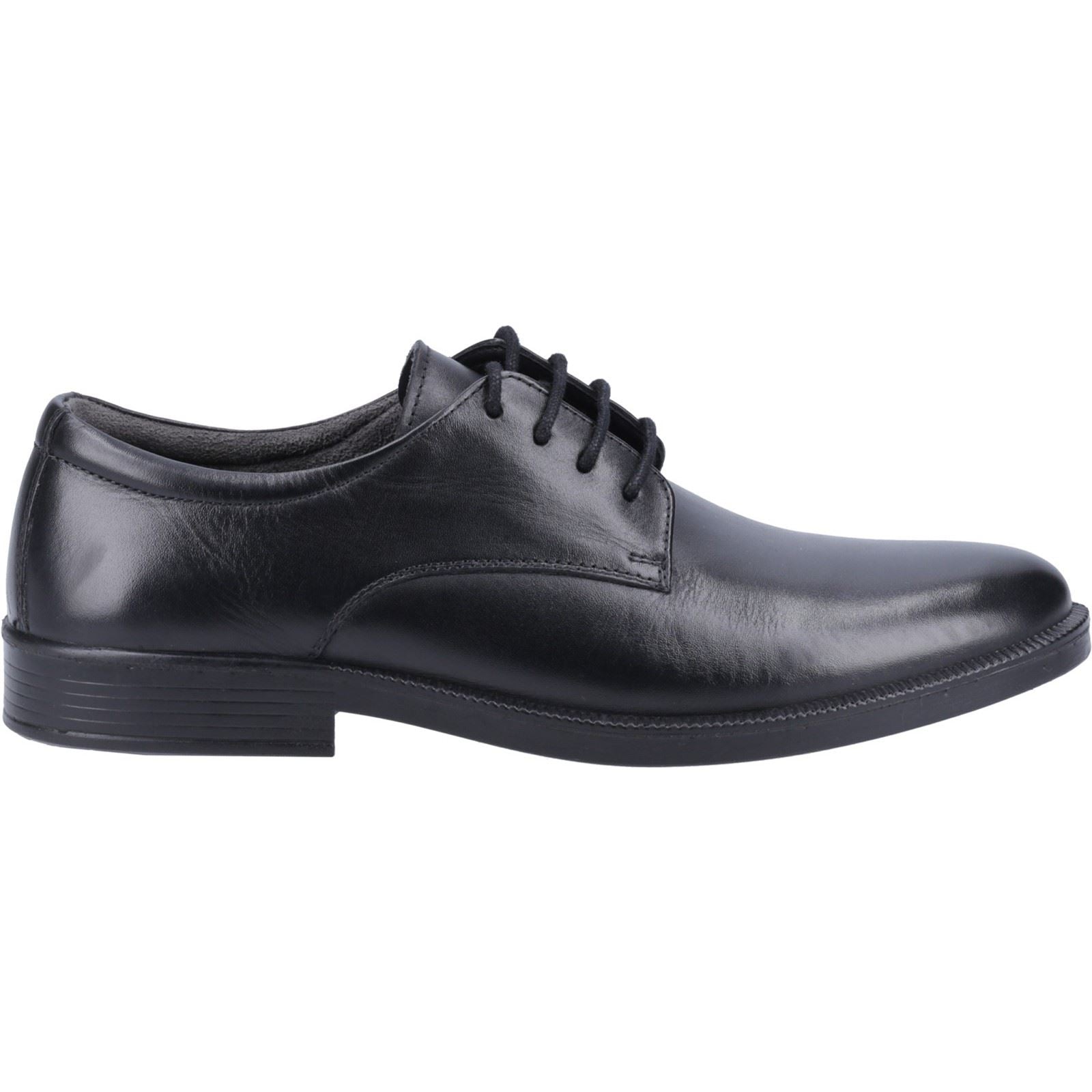 Hush Puppies Neal Schwarze Farbe Herren-Schnürschuhe Aus Leder