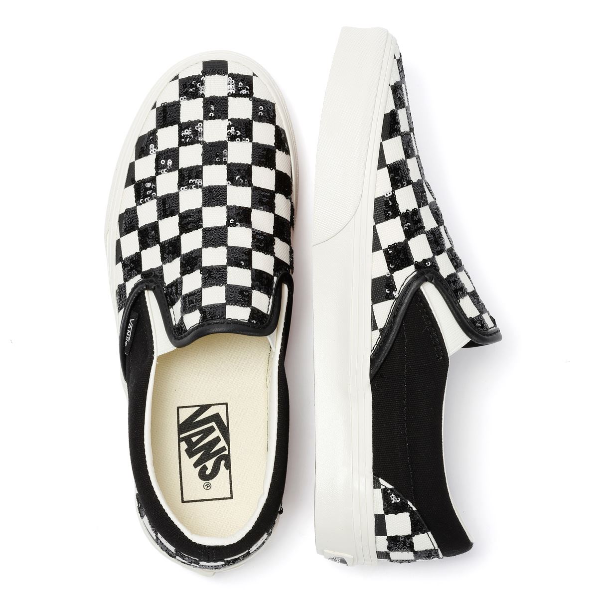 Vans Classic Slip-On Canvas Schwarze Turnschuhe