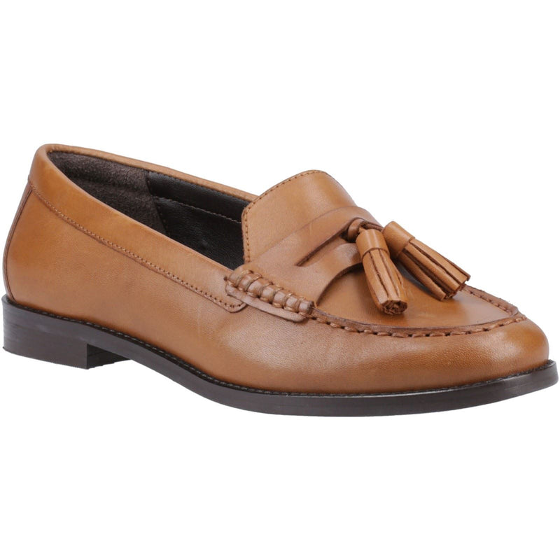 Hush Puppies Connie Leder Damen Tan Loafers