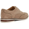 Dune Stanford Herren Brogues Schuhe Aus Wildleder In Beige