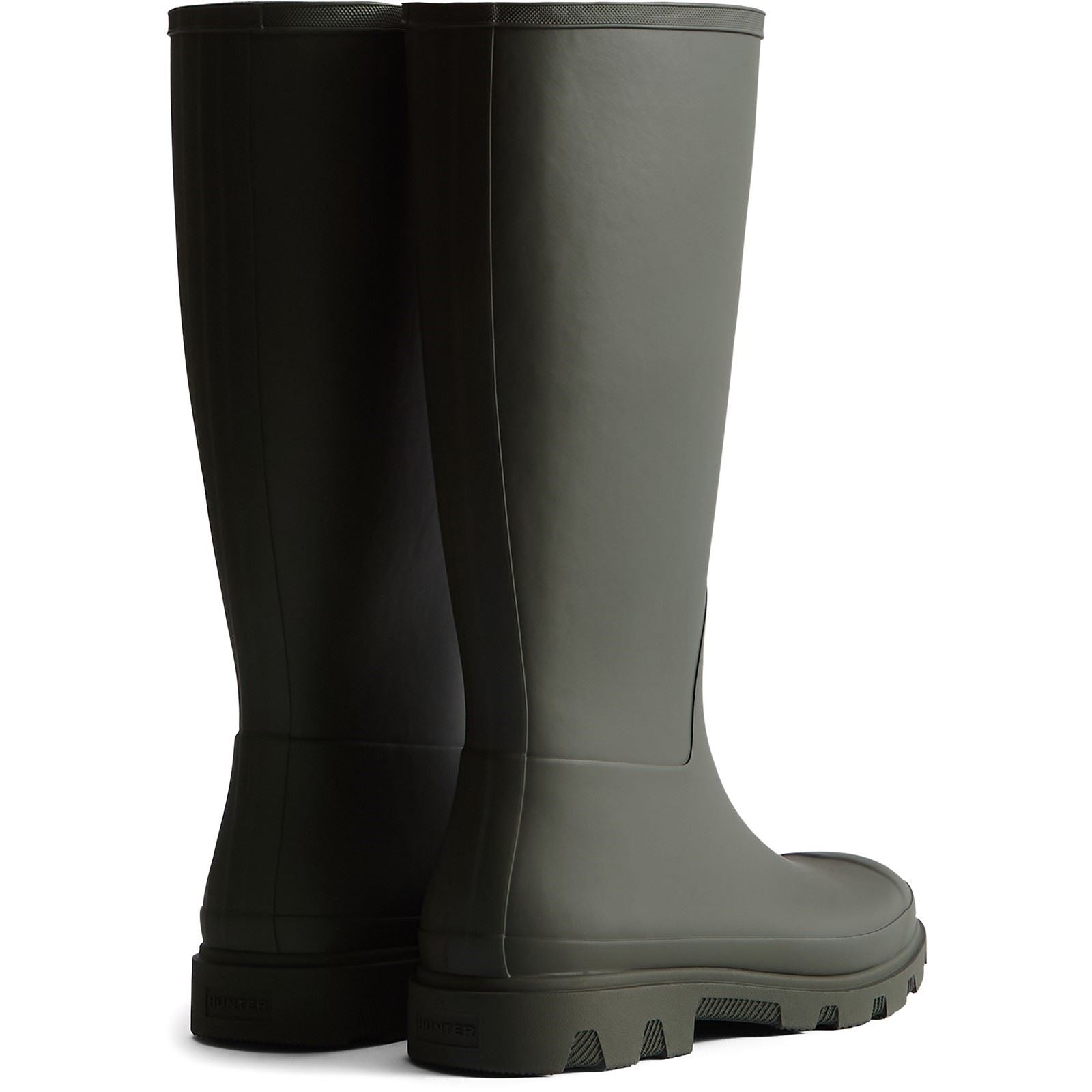 Hunter Downpour Tall Boot Damen Gummistiefel In Dunkeloliv