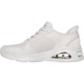 Skechers Tres-Air Uno Easy Steppers Textile Damen Sneaker In Off-Weiß