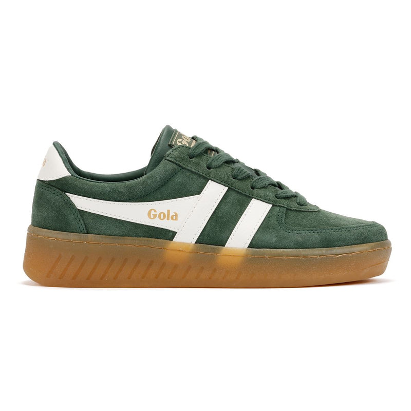 Gola Grandslam Damen Sneakers Aus Wildleder In Grün