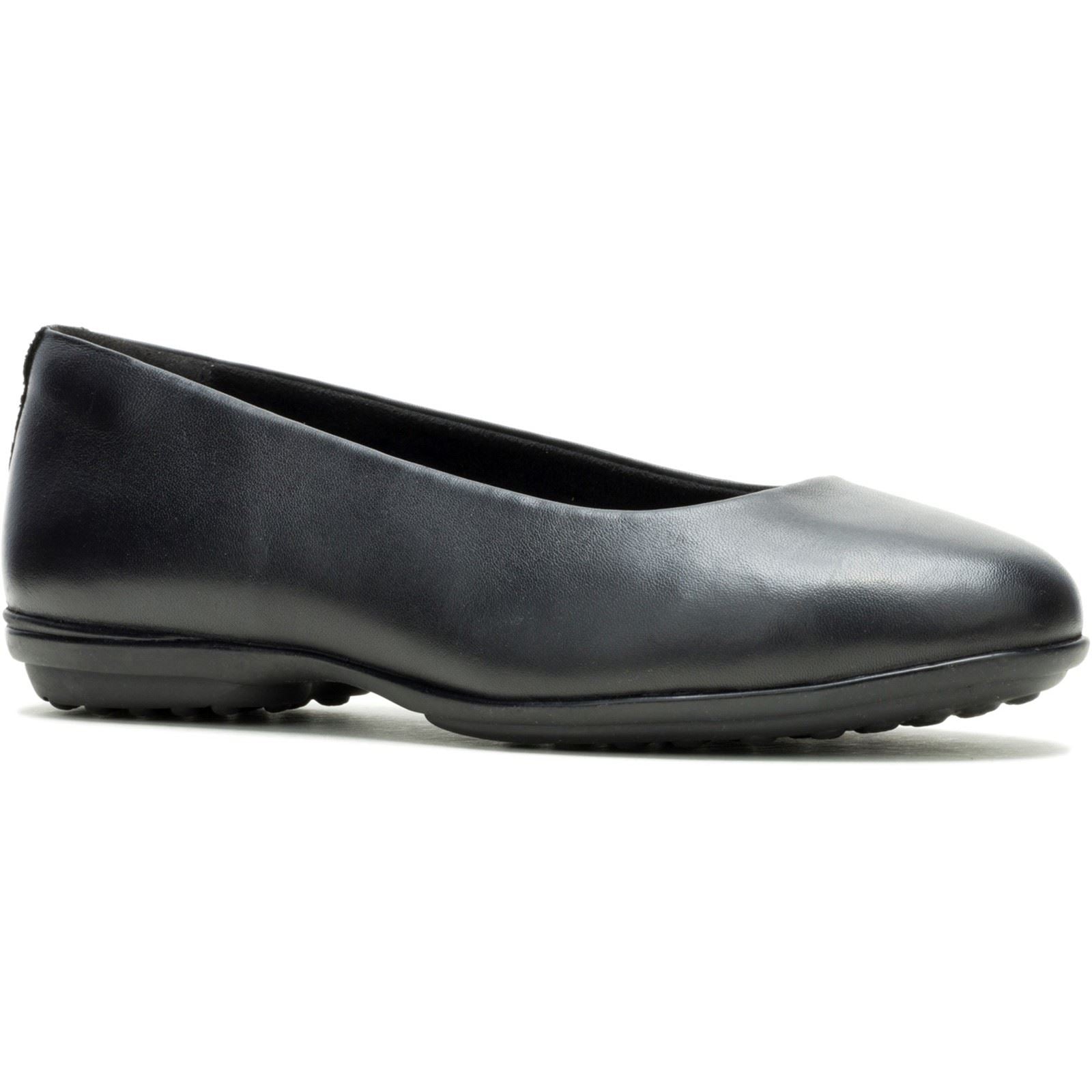 Hush Puppies Alice Flat Leder Damen Schwarze Ballerinas
