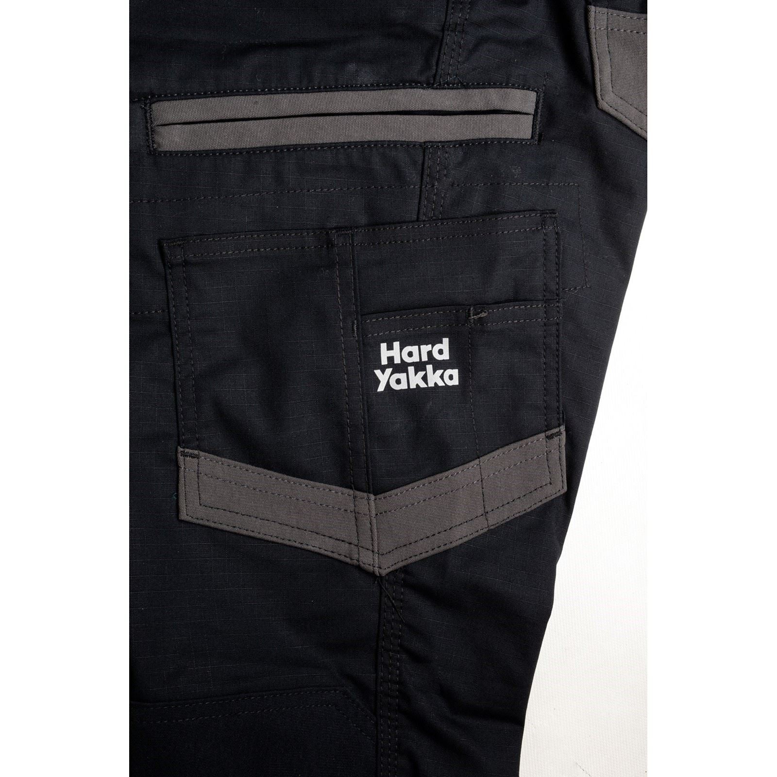 Hard Yakka Raptor Cuffed Baumwolle Damen Schwarze Outdoor Hosen