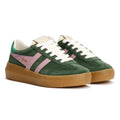 Gola Athena Wildleder Damen Grüne Sneakers