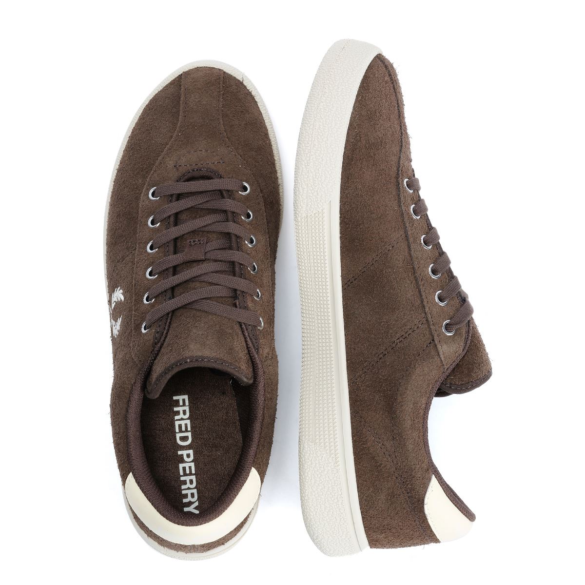 Fred Perry Tennis Shoe Wildleder Herren Braune Sneaker