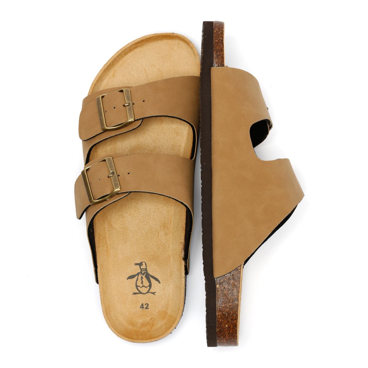 Penguin Port 2 Herren Beigen Sandalen