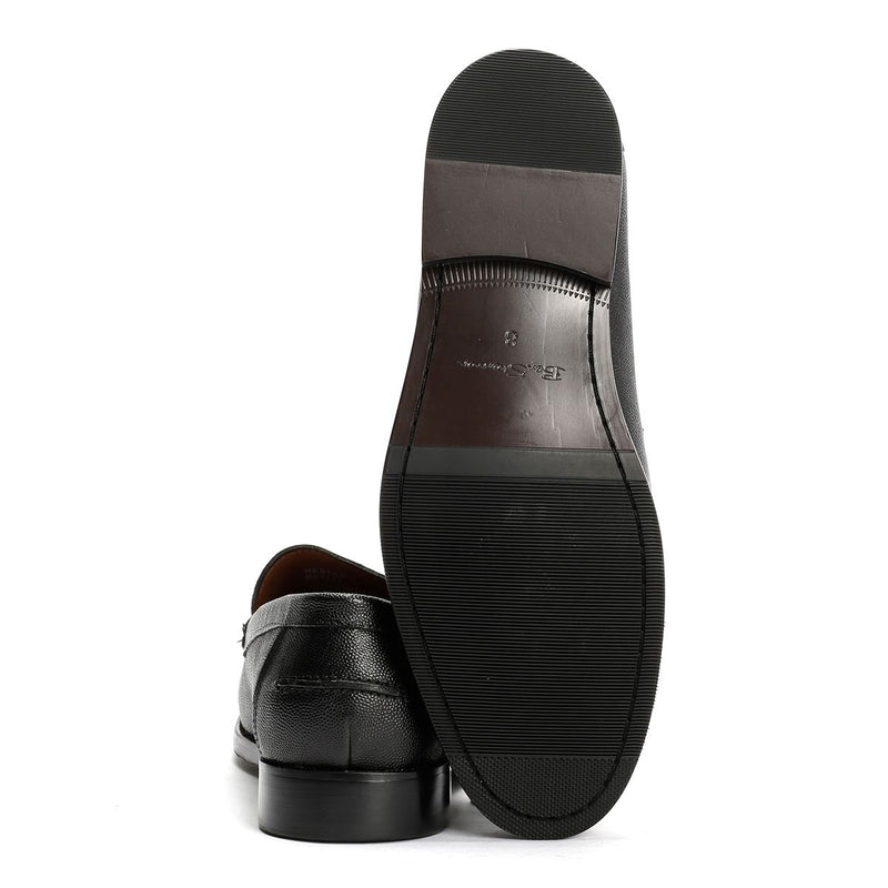 Ben Sherman Hester Leder Herren Schwarze Loafer