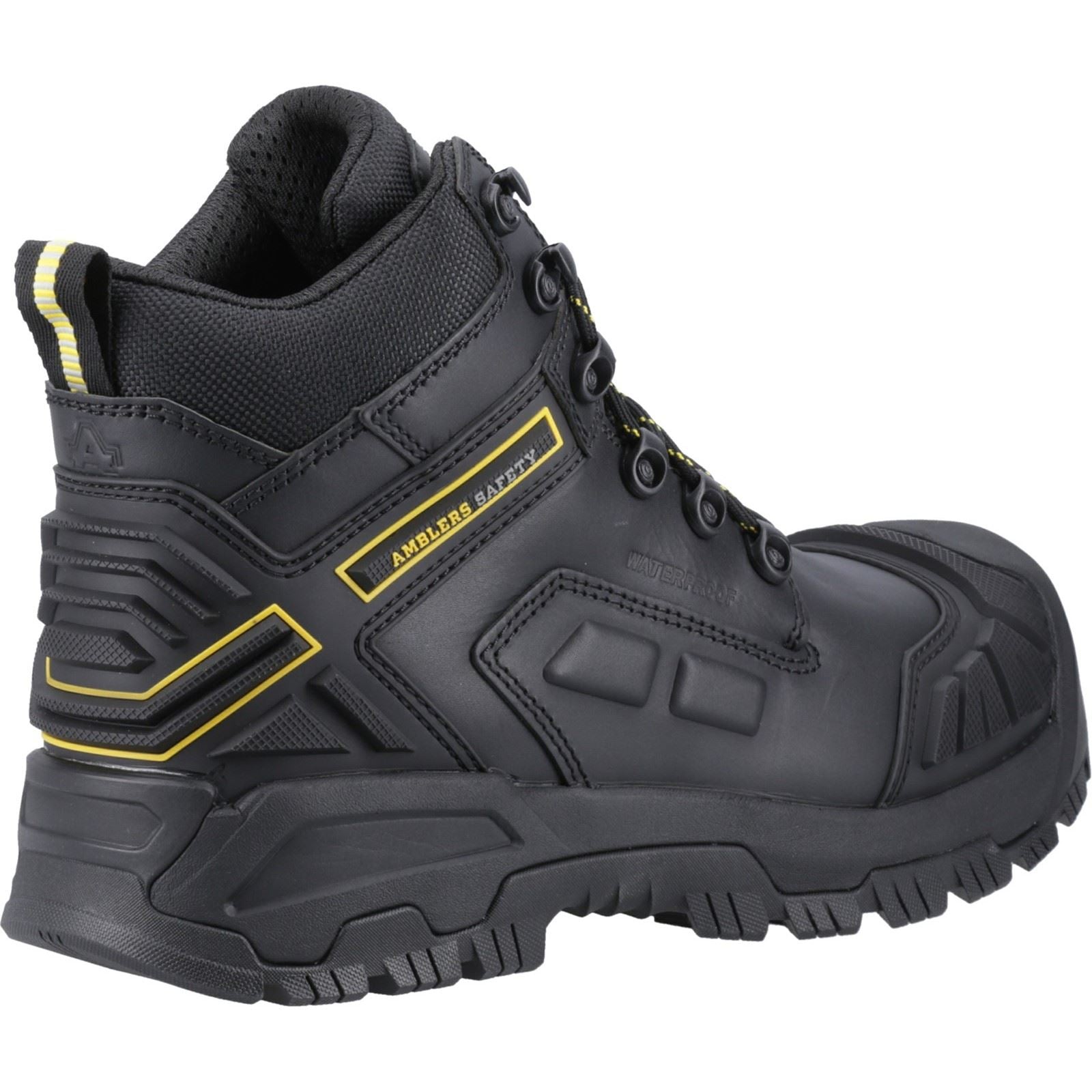 Amblers Safety Flare Leder Schwarze Farbe Sicherheitsstiefel