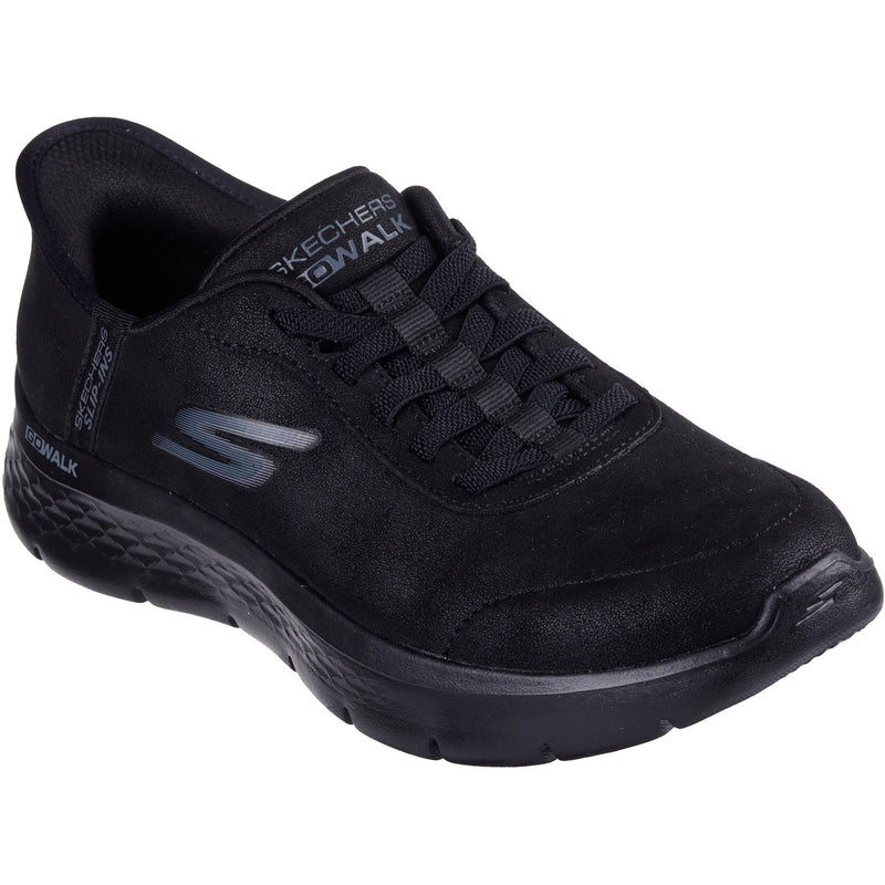Skechers Go Walk Flex Mali Damen Sneaker in Schwarz aus Textil
