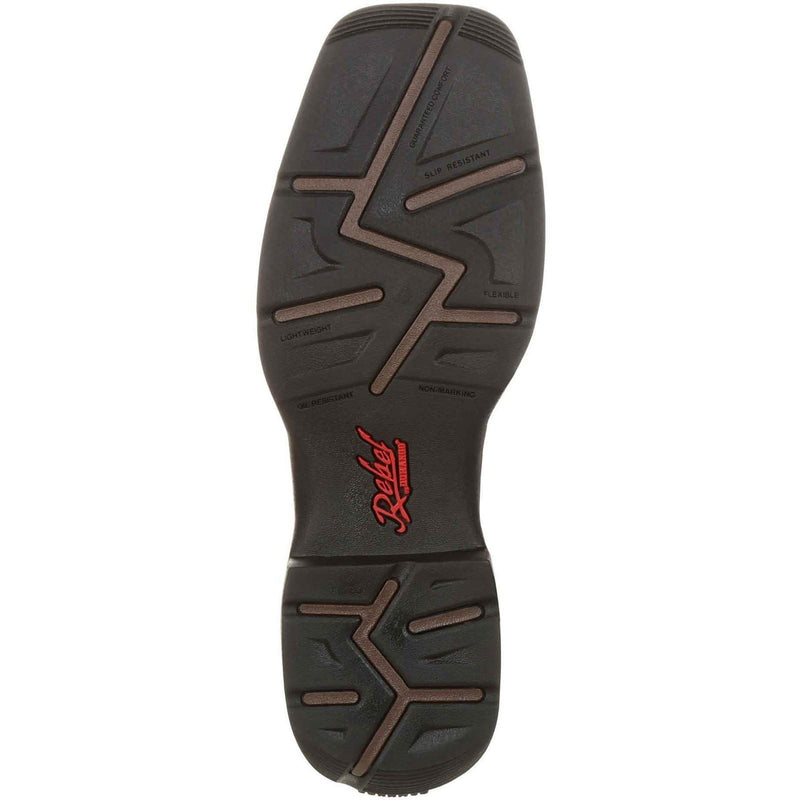 Durango Rebel Herren Stiefel Aus Leder In Schokoladenbraun/Mitternachtsblau