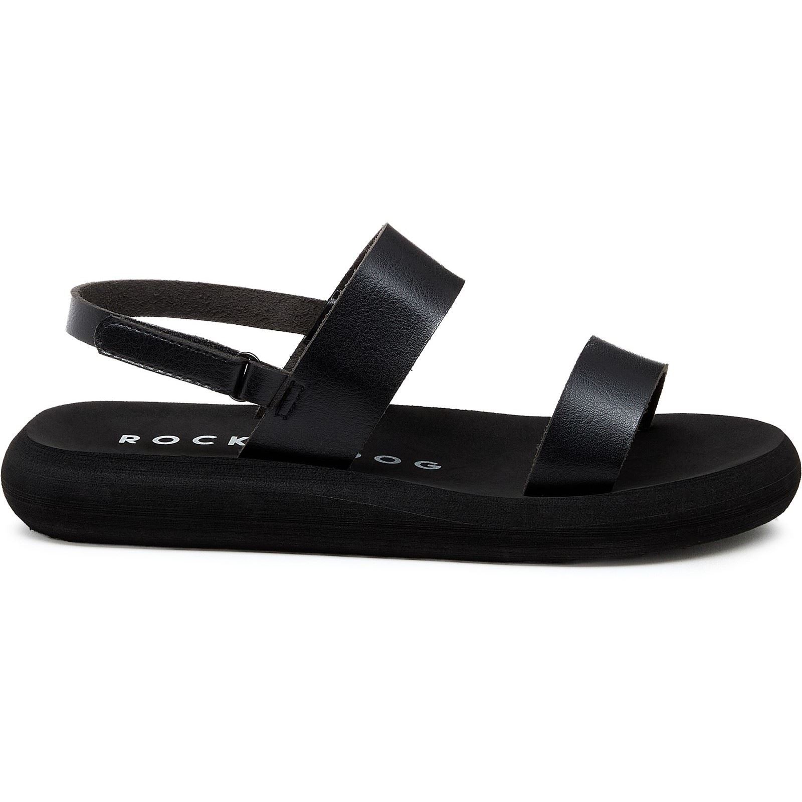 Rocket Dog Sunshine Damen Sandalen Aus Textil In Schwarz