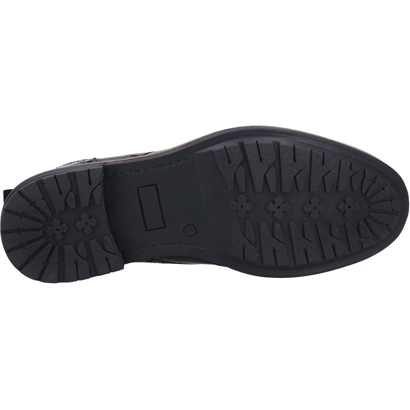 Hush Puppies Joshua Schwarze Farbe Herrenlederstiefel