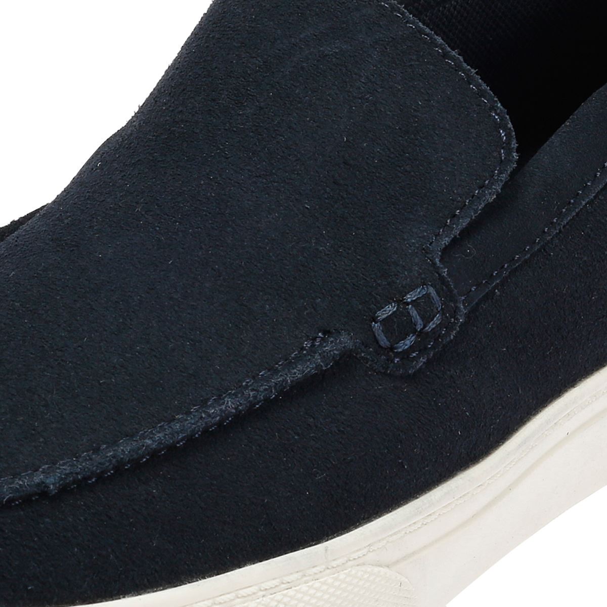 Ben Sherman Almer Wildleder Herren Blaue Loafer