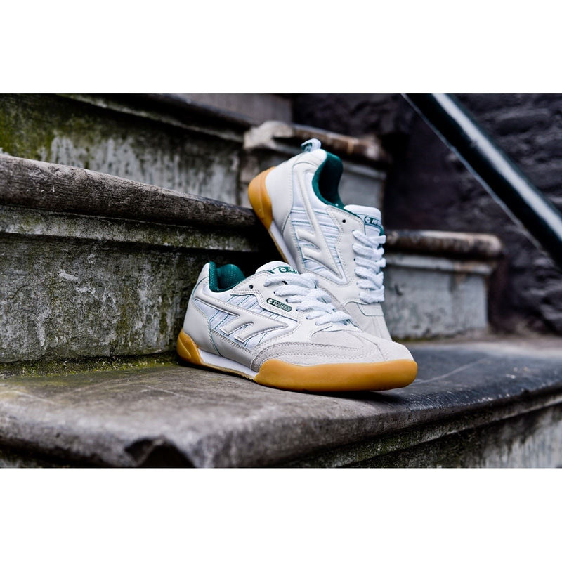 Hi-Tec Squash Turnschuhe Squash Sneaker Aus Textil/Leder In Weiß
