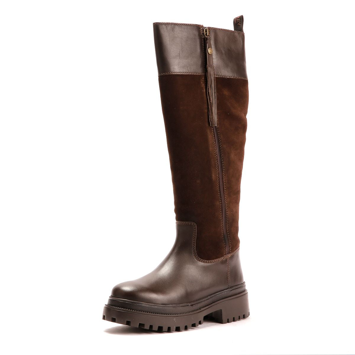 Osprey London The Bramble Tall Leder Damen Braune Stiefel